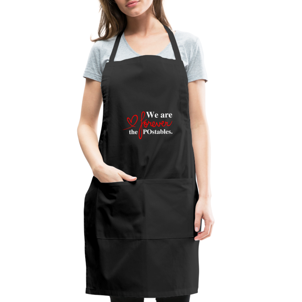 We are forever the POstables W Apron - black