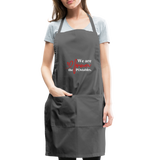 We are forever the POstables W Apron - charcoal