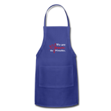 We are forever the POstables W Apron - royal blue
