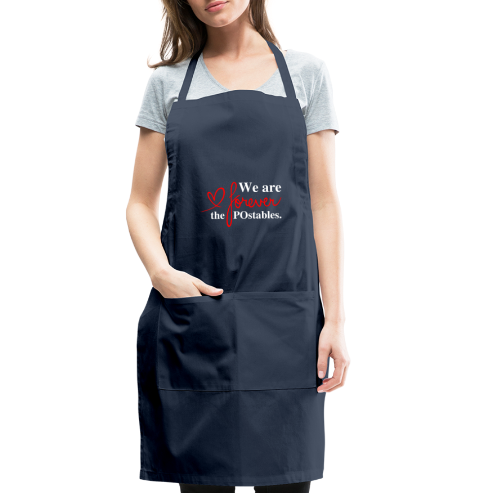 We are forever the POstables W Apron - navy