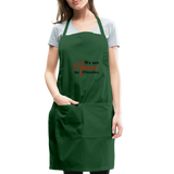 We are forever the POstables B Apron - forest green