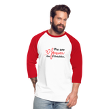 We are forever the POstables B Baseball T-Shirt - white/red