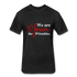 We are forever the POstables W Fitted Cotton/Poly T-Shirt by Next Level - black