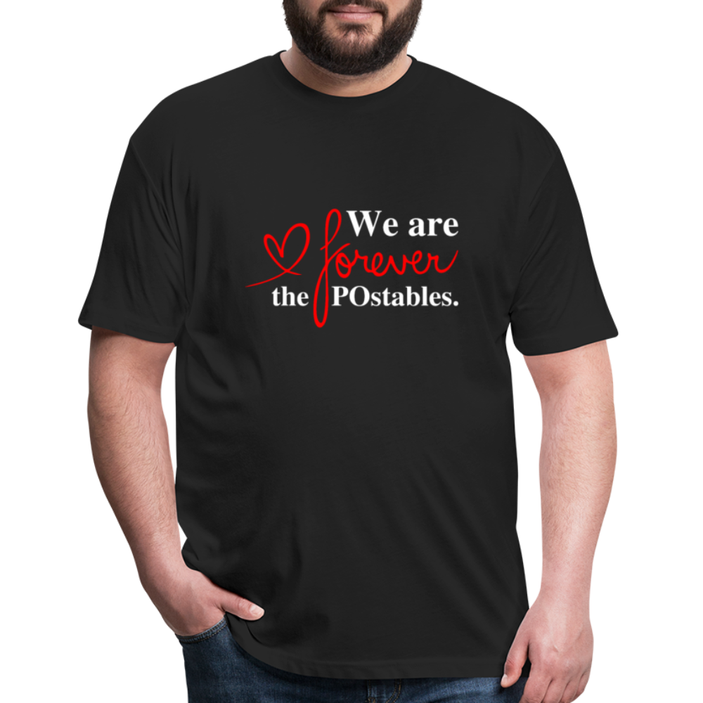 We are forever the POstables W Fitted Cotton/Poly T-Shirt by Next Level - black