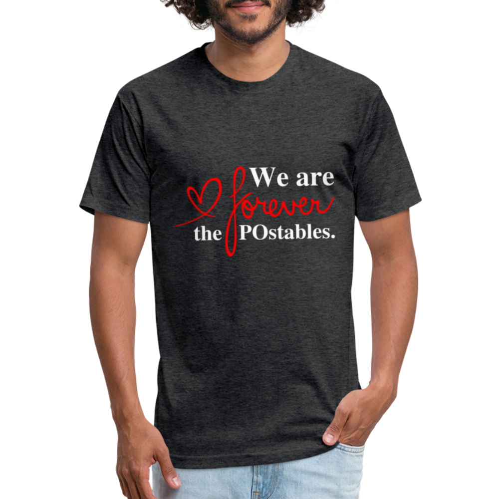 We are forever the POstables W Fitted Cotton/Poly T-Shirt by Next Level - heather black