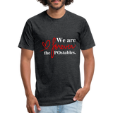 We are forever the POstables W Fitted Cotton/Poly T-Shirt by Next Level - heather black