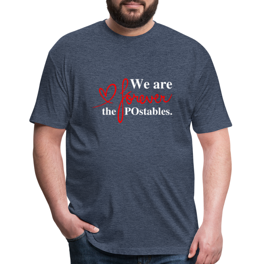 We are forever the POstables W Fitted Cotton/Poly T-Shirt by Next Level - heather navy