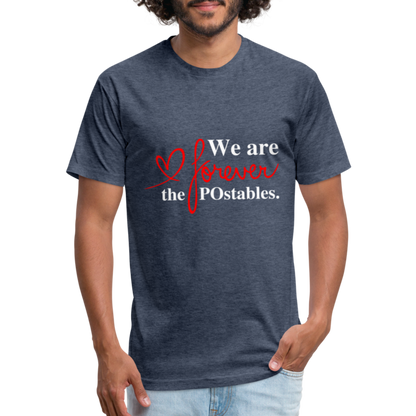 We are forever the POstables W Fitted Cotton/Poly T-Shirt by Next Level - heather navy