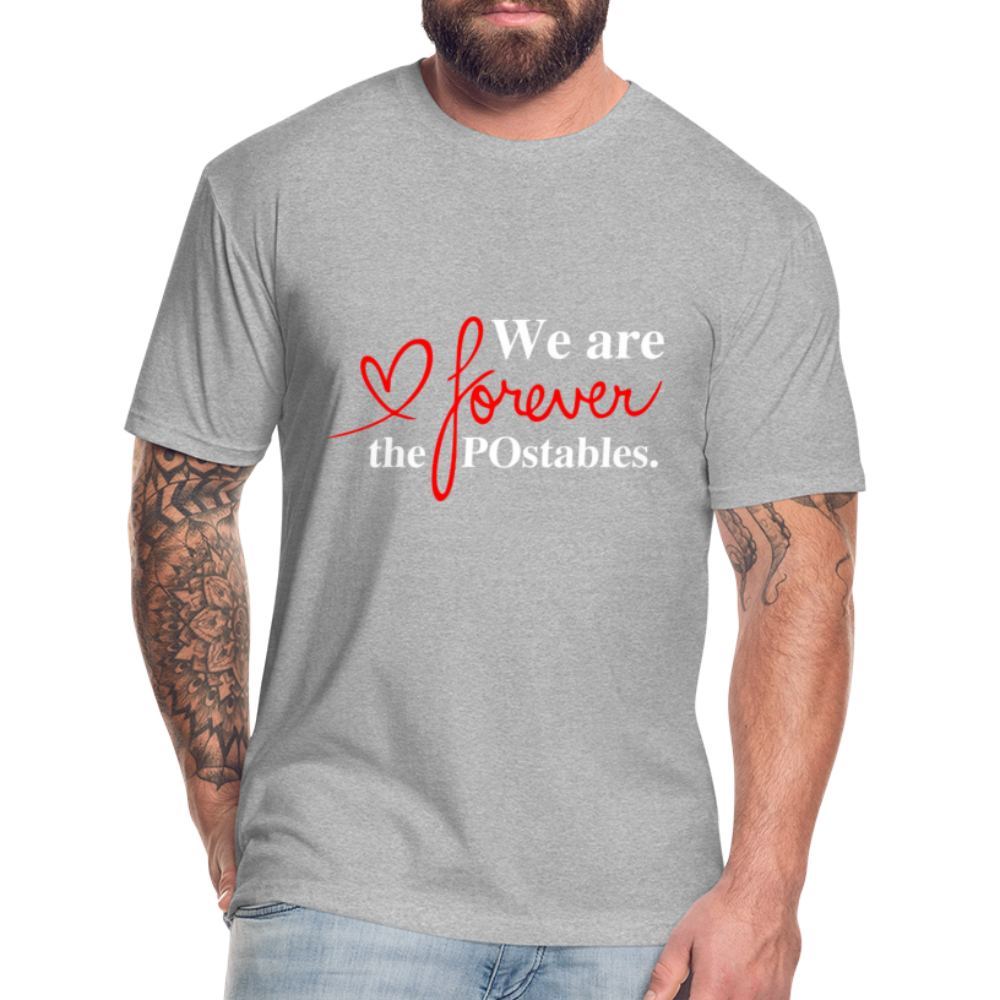 We are forever the POstables W Fitted Cotton/Poly T-Shirt by Next Level - heather gray