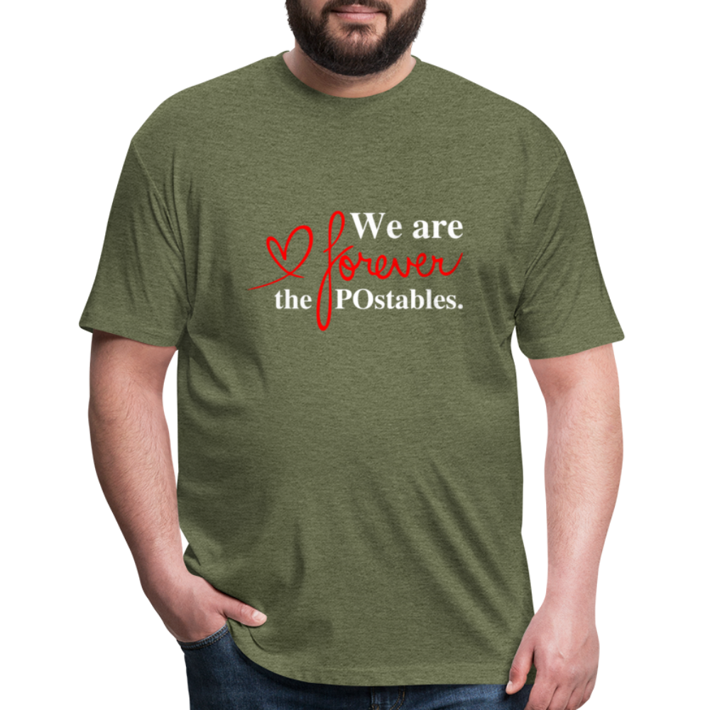 We are forever the POstables W Fitted Cotton/Poly T-Shirt by Next Level - heather military green