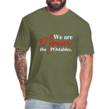 We are forever the POstables W Fitted Cotton/Poly T-Shirt by Next Level - heather military green