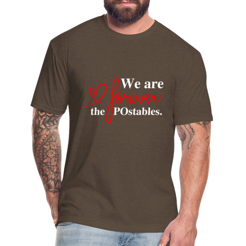 We are forever the POstables W Fitted Cotton/Poly T-Shirt by Next Level - heather espresso