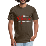 We are forever the POstables W Fitted Cotton/Poly T-Shirt by Next Level - heather espresso