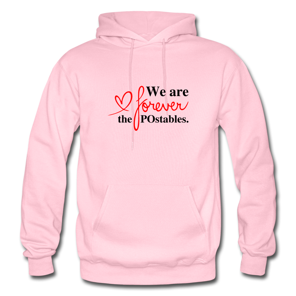 We are forever the POstables B Gildan Heavy Blend Adult Hoodie - light pink