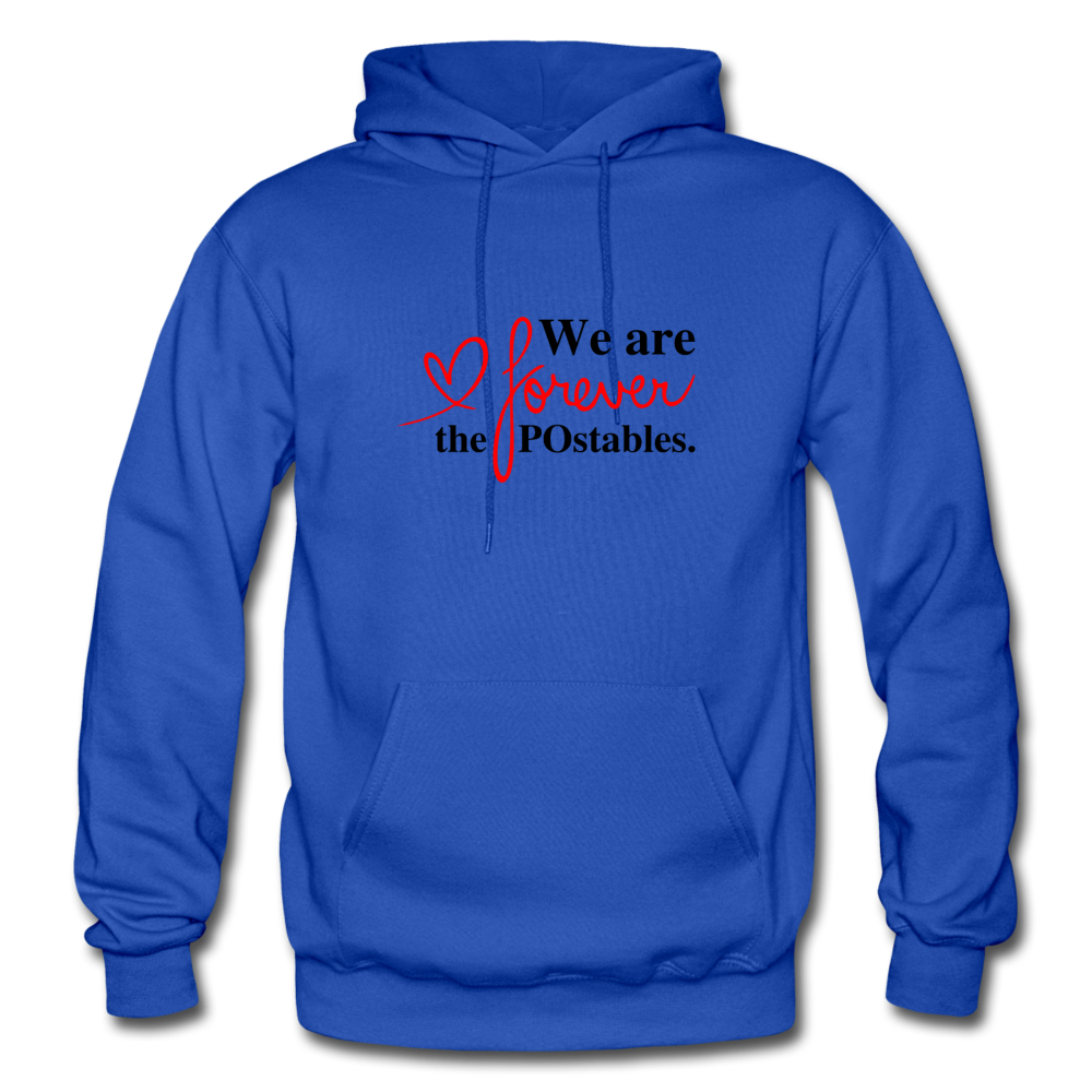 We are forever the POstables B Gildan Heavy Blend Adult Hoodie - royal blue