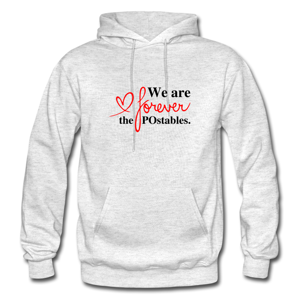 We are forever the POstables B Gildan Heavy Blend Adult Hoodie - light heather gray