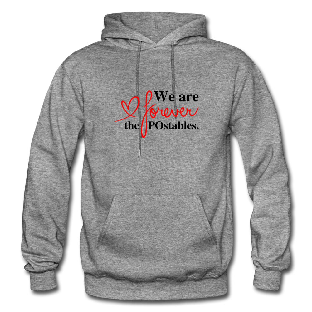 We are forever the POstables B Gildan Heavy Blend Adult Hoodie - graphite heather