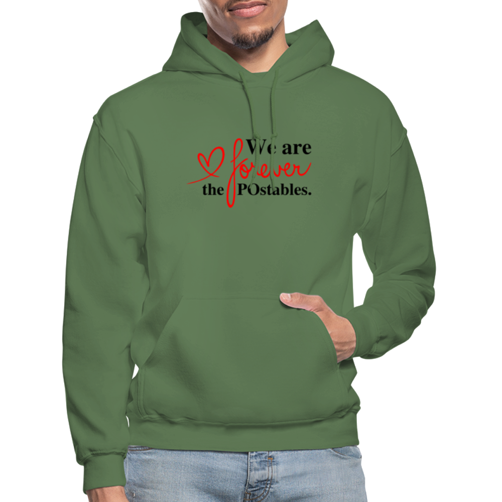 We are forever the POstables B Gildan Heavy Blend Adult Hoodie - military green
