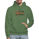 We are forever the POstables B Gildan Heavy Blend Adult Hoodie - military green