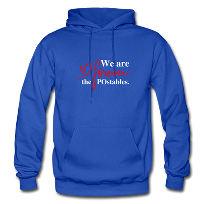 We are forever the POstables W Gildan Heavy Blend Adult Hoodie - royal blue