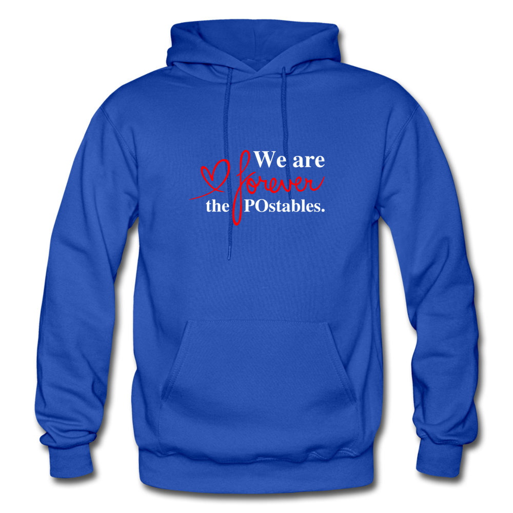 We are forever the POstables W Gildan Heavy Blend Adult Hoodie - royal blue