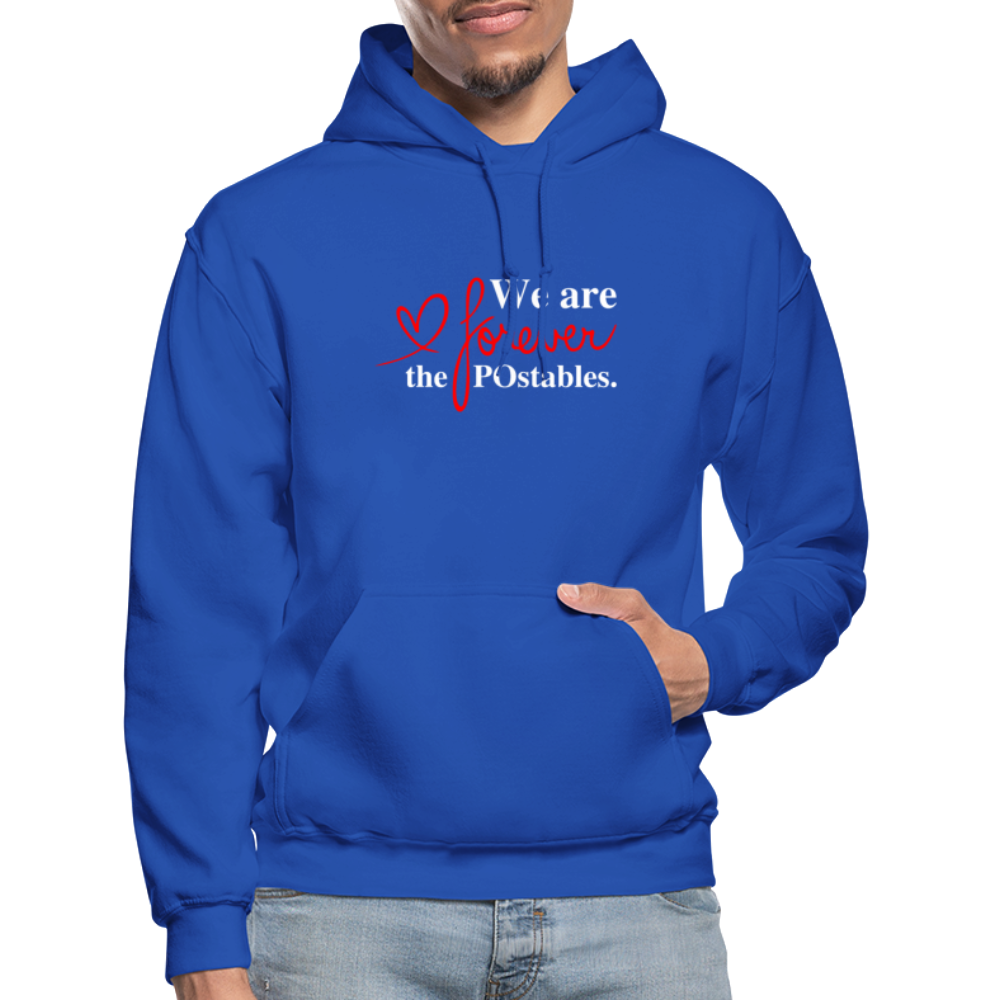 We are forever the POstables W Gildan Heavy Blend Adult Hoodie - royal blue