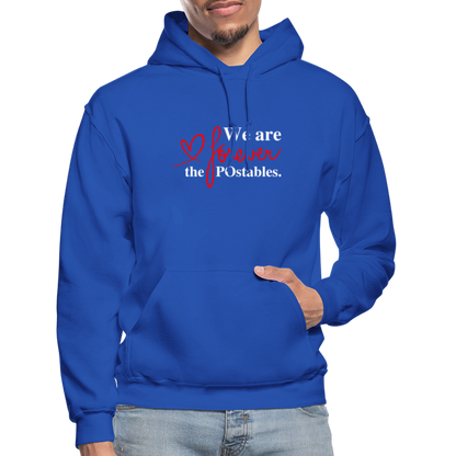 We are forever the POstables W Gildan Heavy Blend Adult Hoodie - royal blue