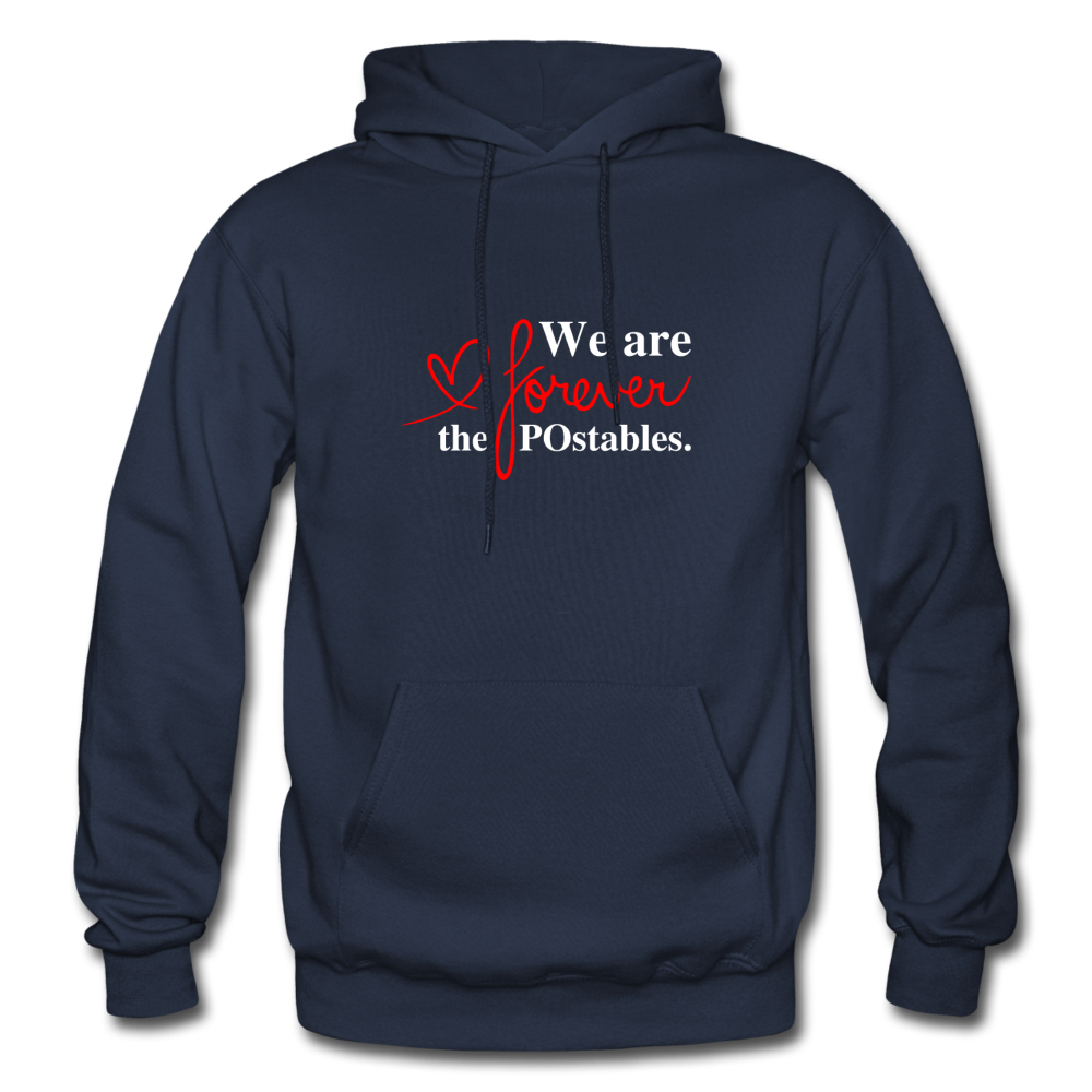 We are forever the POstables W Gildan Heavy Blend Adult Hoodie - navy