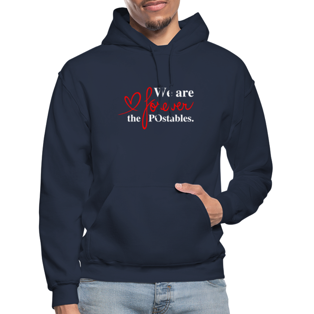 We are forever the POstables W Gildan Heavy Blend Adult Hoodie - navy