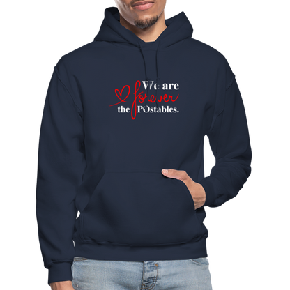 We are forever the POstables W Gildan Heavy Blend Adult Hoodie - navy