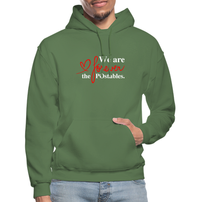 We are forever the POstables W Gildan Heavy Blend Adult Hoodie - military green