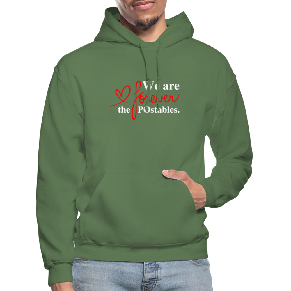 We are forever the POstables W Gildan Heavy Blend Adult Hoodie - military green