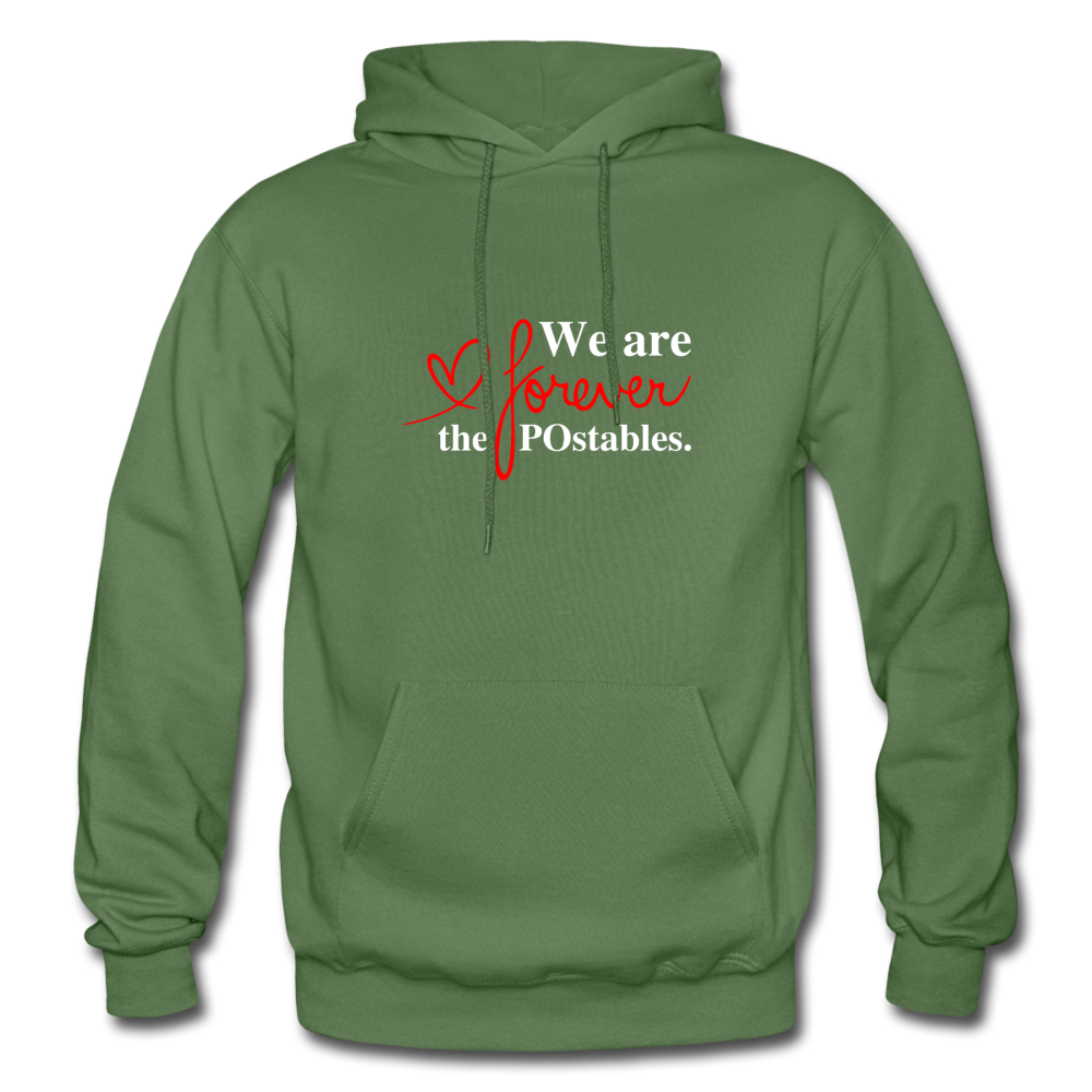 We are forever the POstables W Gildan Heavy Blend Adult Hoodie - military green