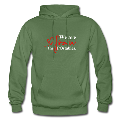 We are forever the POstables W Gildan Heavy Blend Adult Hoodie - military green