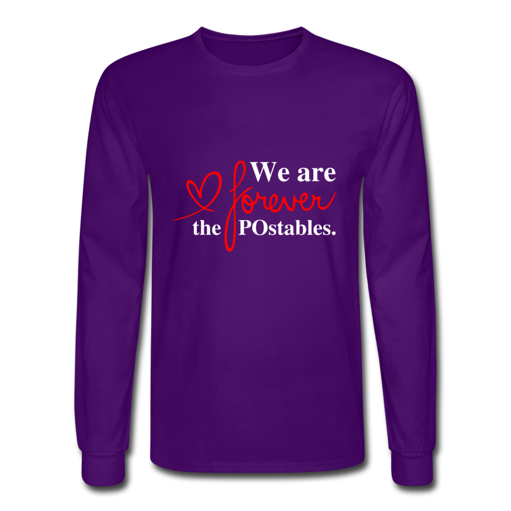 We are forever the POstables W Men's Long Sleeve T-Shirt - purple