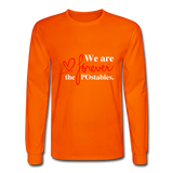 We are forever the POstables W Men's Long Sleeve T-Shirt - orange