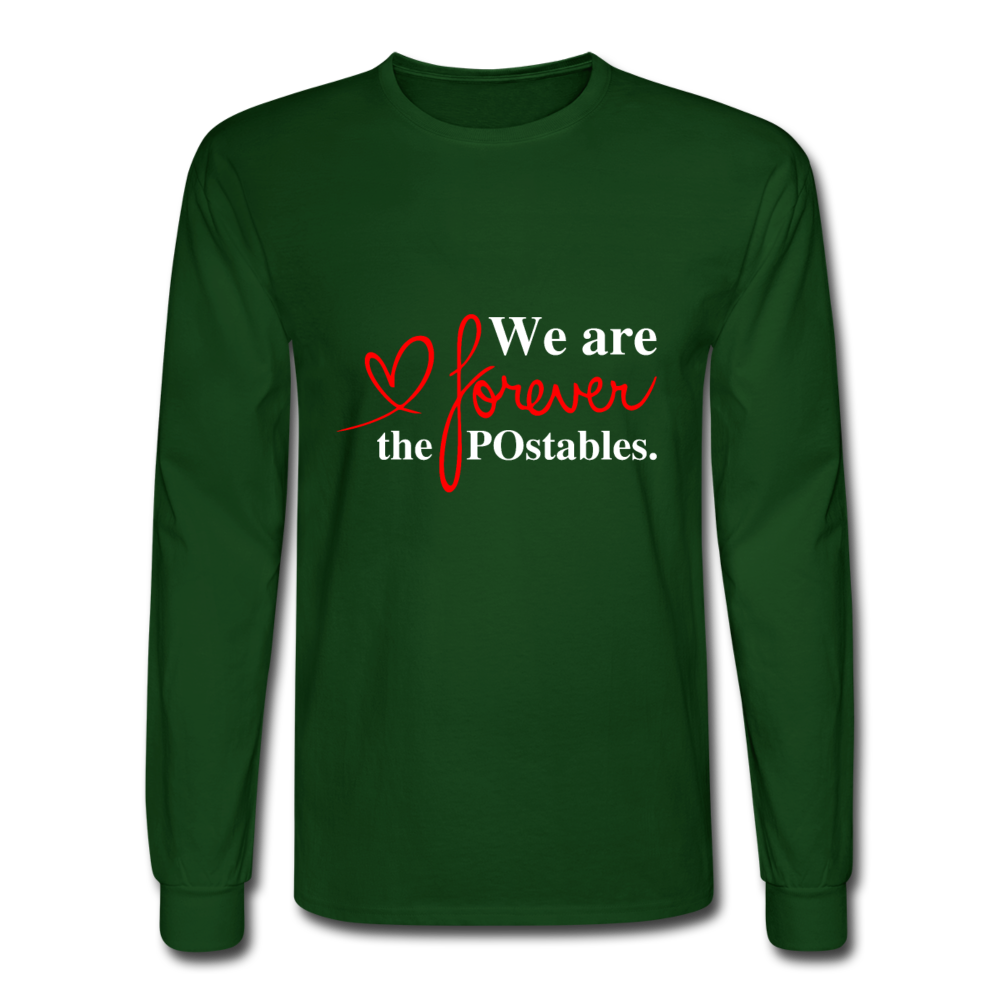 We are forever the POstables W Men's Long Sleeve T-Shirt - forest green