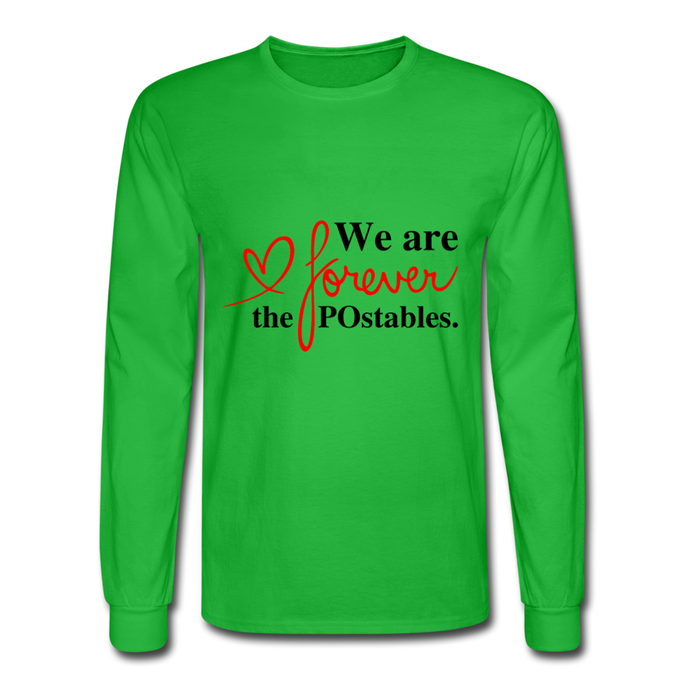 We are forever the POstables B Men's Long Sleeve T-Shirt - bright green