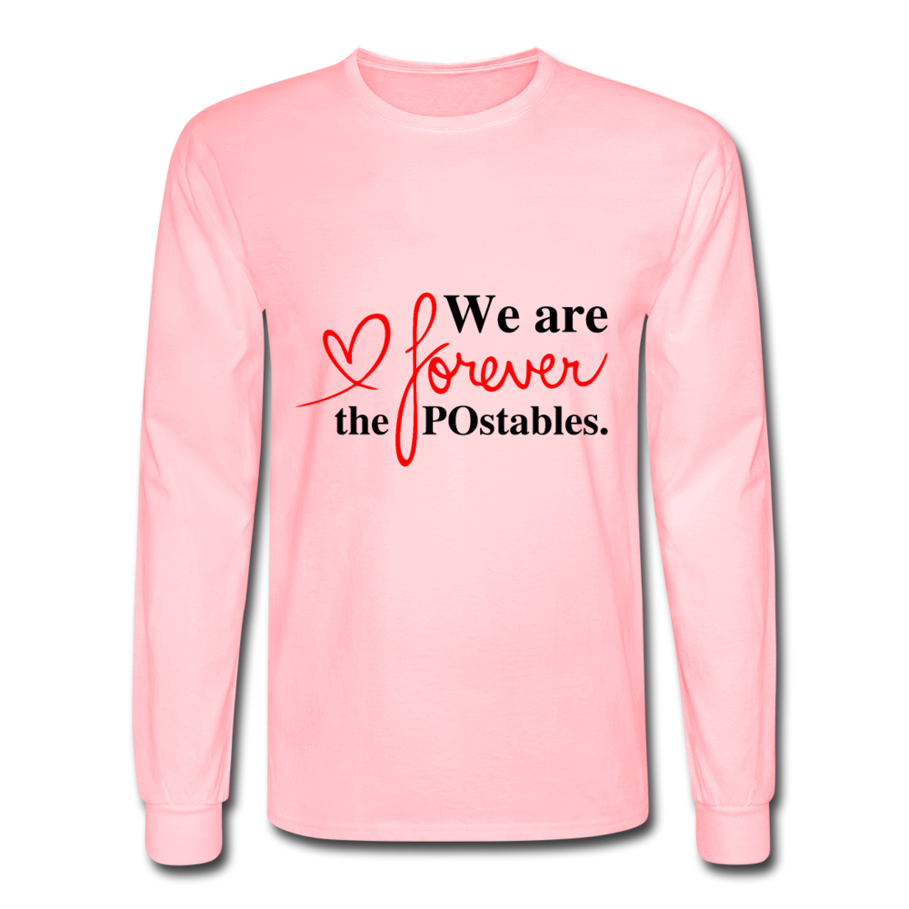 We are forever the POstables B Men's Long Sleeve T-Shirt - pink