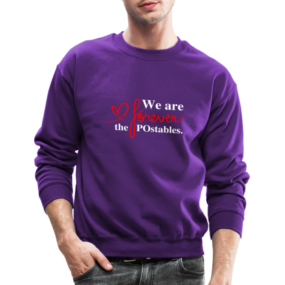 We are forever the POstables W Crewneck Sweatshirt - purple