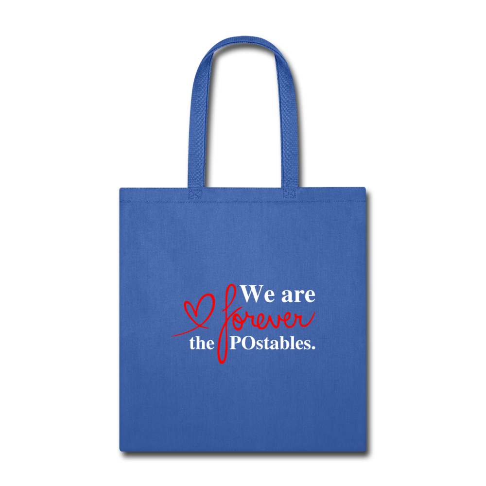 We are forever the POstables W Tote Bag - royal blue