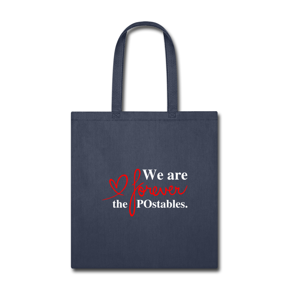 We are forever the POstables W Tote Bag - navy