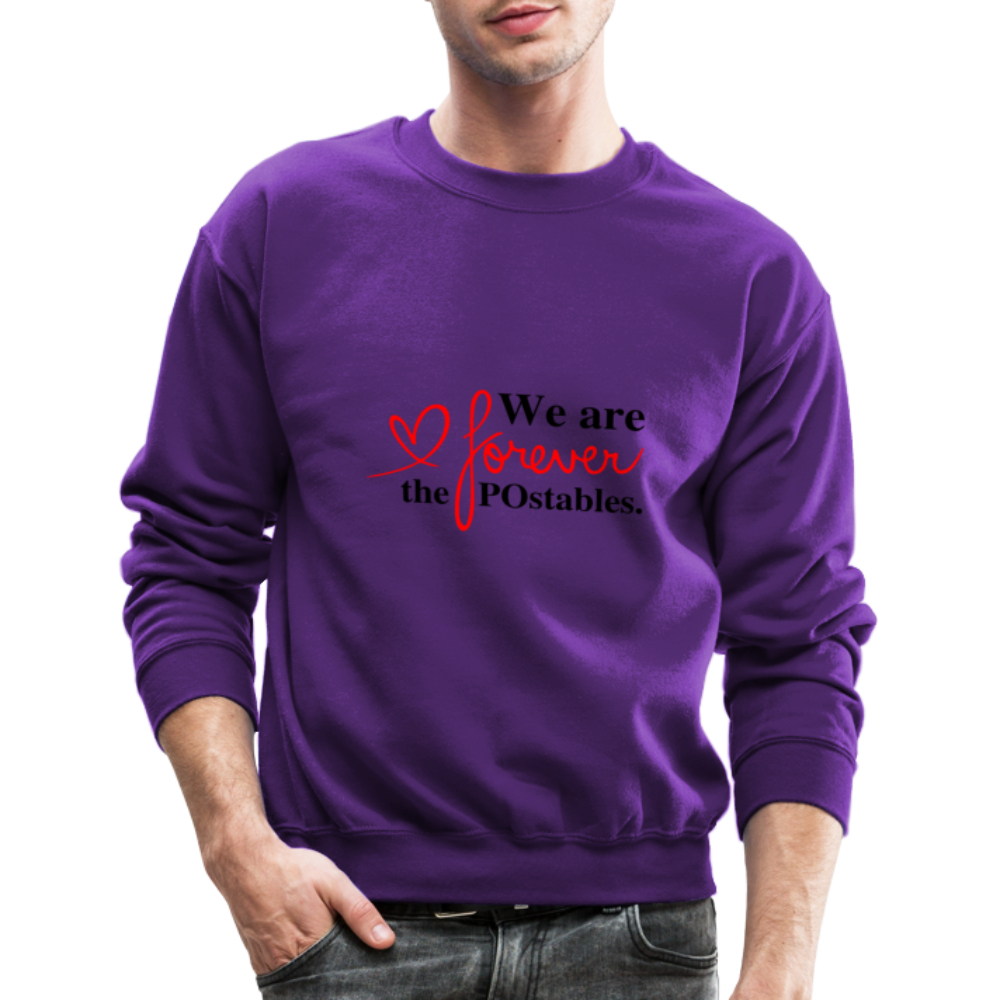 We are forever the POstables B Crewneck Sweatshirt - purple