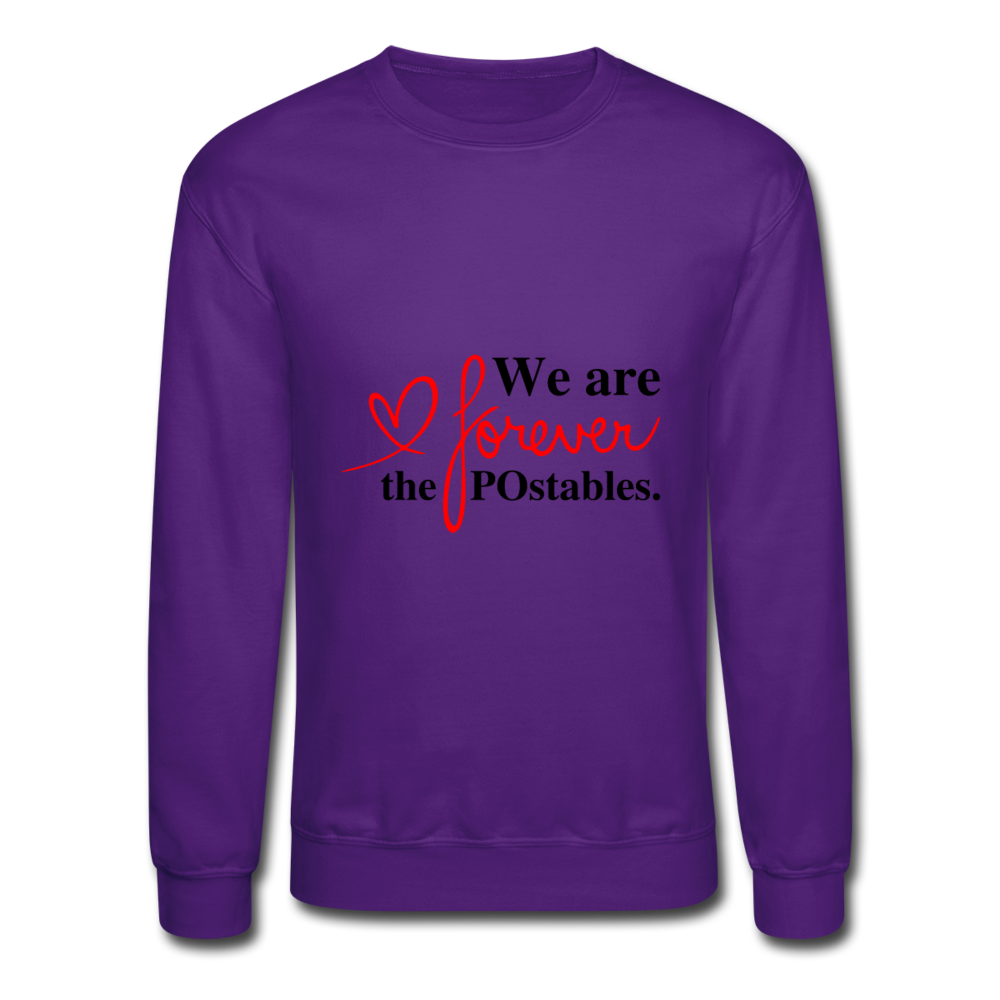 We are forever the POstables B Crewneck Sweatshirt - purple