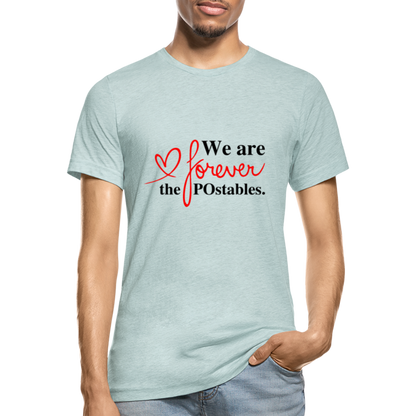 We are forever the POstables B Unisex Heather Prism T-Shirt - heather prism ice blue