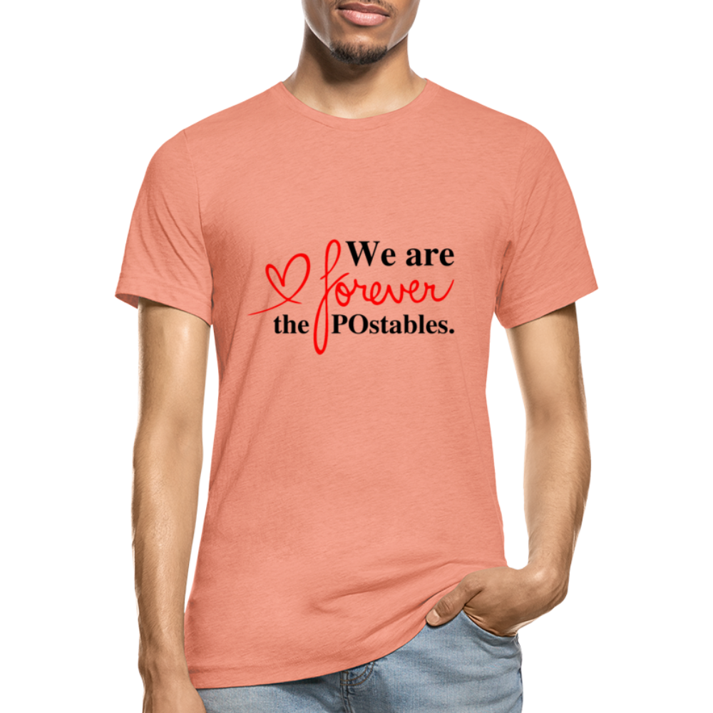 We are forever the POstables B Unisex Heather Prism T-Shirt - heather prism sunset