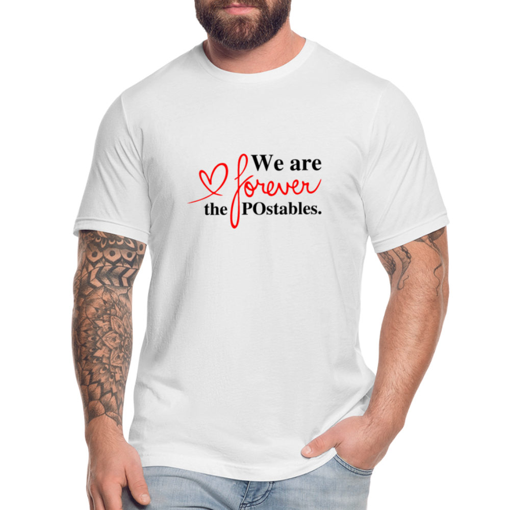We are forever the POstables B Unisex Jersey T-Shirt by Bella + Canvas - white
