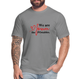 We are forever the POstables B Unisex Jersey T-Shirt by Bella + Canvas - slate