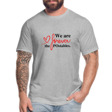 We are forever the POstables B Unisex Jersey T-Shirt by Bella + Canvas - heather gray