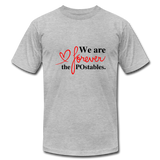 We are forever the POstables B Unisex Jersey T-Shirt by Bella + Canvas - heather gray